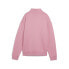 Фото #2 товара Puma Squad Mockneck Long Sleeve QuarterZip Sweater Womens Pink 68154348