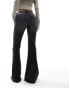 Фото #5 товара Stradivarius low rise flare jeans in black wash