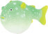 Фото #4 товара Декорация для аквариума Zolux SweetyFish Phospho Рыбка Puffer разноцветная