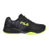 Фото #1 товара Fila Volley Zone Pbf Pickleball Mens Black Sneakers Athletic Shoes 1PM01793-007