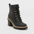 Women's Tessa Winter Boots - A New Day Black 6