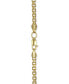 Rounded Box Link Chain Bracelet in 14k Gold