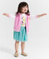 Фото #1 товара Toddler Girls Varsity Cardigan Jacket, Created for Macy's