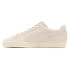 Фото #3 товара Puma Suede Mono Classic Lace Up Mens Off White Sneakers Casual Shoes 38192104