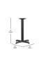 22'' X 22'' Restaurant Table X-Base With 3'' Dia. Table Height Column