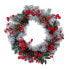 Фото #4 товара Рождественский венок Shico Красный Разноцветный Пластик Foam Ананасы 40 x 40 см