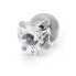 Charming titanium heart piercing VSE6015S-PET