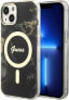 Фото #1 товара Guess Etui na telefon Guess GUHMP14MHTMRSK do Apple iPhone 14 Plus 6.7" czarny/black hardcase Golden Marble MagSafe