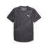 Фото #1 товара Puma Run Favorite Graphic Crew Neck Short Sleeve T-Shirt Mens Black Casual Tops