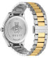 ფოტო #3 პროდუქტის Unisex G-Timeless Two-Tone Stainless Steel Bracelet Watch 38mm