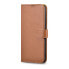 Skórzane etui portfel do Galaxy S22+ Leather Wallet Case brązowy