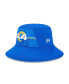 Фото #5 товара Men's Royal Los Angeles Rams 2023 NFL Training Camp Stretch Bucket Hat