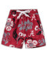 Фото #5 товара Little Boys and Girls Crimson Alabama Crimson Tide Floral Volley Swim Shorts