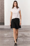 Zw collection flared mini skirt