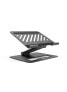 Фото #2 товара PORT Designs 2 IN 1 USB-C docking station with notebook stand - Notebook stand - Black - Aluminium - 254 - 439.4 mm (10 - 17.3") - 45 - 205 mm - 0 - 90°