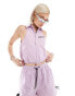 Фото #1 товара COLLUSION halter crop shirt co ord with bow detail in pink stripe