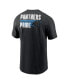 Фото #4 товара Men's Black Carolina Panthers Blitz Essential T-shirt