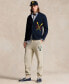 Men's Varsity-Inspired Cotton Cardigan