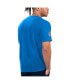 Фото #2 товара Men's Blue/Silver Detroit Lions Finish Line Extreme Graphic T-Shirt