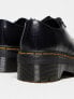 Dr Martens 1461 Quad 3 eye shoes in black smooth leather