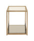 Фото #3 товара Crosby End Table with Mirror Shelf