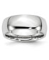 ფოტო #1 პროდუქტის Cobalt Polished Half Round Wedding Band Ring