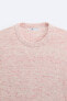 Knit cotton blend t-shirt