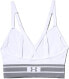Under Armour 247213 Womens Seamless Longline Sports Bra White/Steel Size X-Small