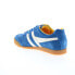 Фото #6 товара Gola Harrier Suede CMA192 Mens Blue Suede Lace Up Lifestyle Sneakers Shoes 8