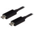 Фото #2 товара StarTech.com USB-C Cable - M/M - 1m (3ft) - USB 3.1 (10Gbps) - USB-IF Certified - 1 m - USB C - USB C - USB 3.2 Gen 2 (3.1 Gen 2) - Male/Male - Black
