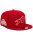 Фото #1 товара Men's Scarlet Buffalo Bills 1998 Hawaii Pro Bowl Main Patch 59FIFTY Fitted Hat