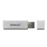 Фото #2 товара Intenso Alu Line - 8 GB - USB Type-A - 2.0 - 28 MB/s - Cap - Silver