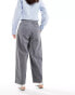 Фото #2 товара ASOS DESIGN flannel barrel leg trouser in grey