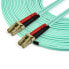 Фото #3 товара StarTech.com 15m (50ft) LC/UPC to LC/UPC OM3 Multimode Fiber Optic Cable - Full Duplex 50/125µm Zipcord Fiber - 100G Networks - LOMMF/VCSEL -