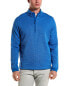 Фото #1 товара Callaway Mid-Weight Hex 1/4-Zip Pullover Men's Blue L