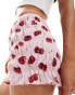 Фото #2 товара ASOS DESIGN micro shorts in cherry print