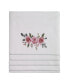 Фото #1 товара Spring Garden Peony Embroidered Fingertip Towel, 11" x 18"