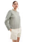 Фото #1 товара & Other Stories crew neck jumper in soft khaki green