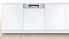 Bosch Serie 6 SMI6ZCS07E - Semi built-in - Full size (60 cm) - White - Stainless steel - Buttons - Touch - 1.75 m
