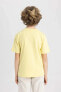 Erkek Çocuk T-shirt C3298a8/yl270 Yellow