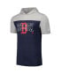 Men's Navy Boston Red Sox Active Brushed Hoodie T-Shirt Синий, M - фото #2