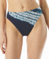 Фото #1 товара Michael Michael Kors 299240 Women's High-Leg Bikini Bottoms Size L