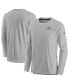 ფოტო #2 პროდუქტის Men's Gray Seattle Seahawks Lockup Performance Long Sleeve T-shirt