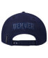 Men's Navy Denver Nuggets Triple Tonal Snapback Hat