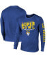 Фото #1 товара Men's Threads Royal Los Angeles Rams 2-Time Super Bowl Champions Loudmouth Long Sleeve T-shirt