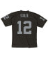 Фото #3 товара Men's Ken Stabler Black Las Vegas Raiders Legacy Replica Jersey