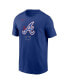 ფოტო #3 პროდუქტის Men's Royal Atlanta Braves City Connect Large Logo T-shirt