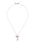 ფოტო #1 პროდუქტის Faux Cultivated Pearl Bowtique Pendant Necklace