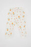 Фото #2 товара Пижама детская с короткими рукавами с цветочным рисунком defacto C2033A524SM