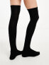 Фото #3 товара Lindex over the knee socks in black